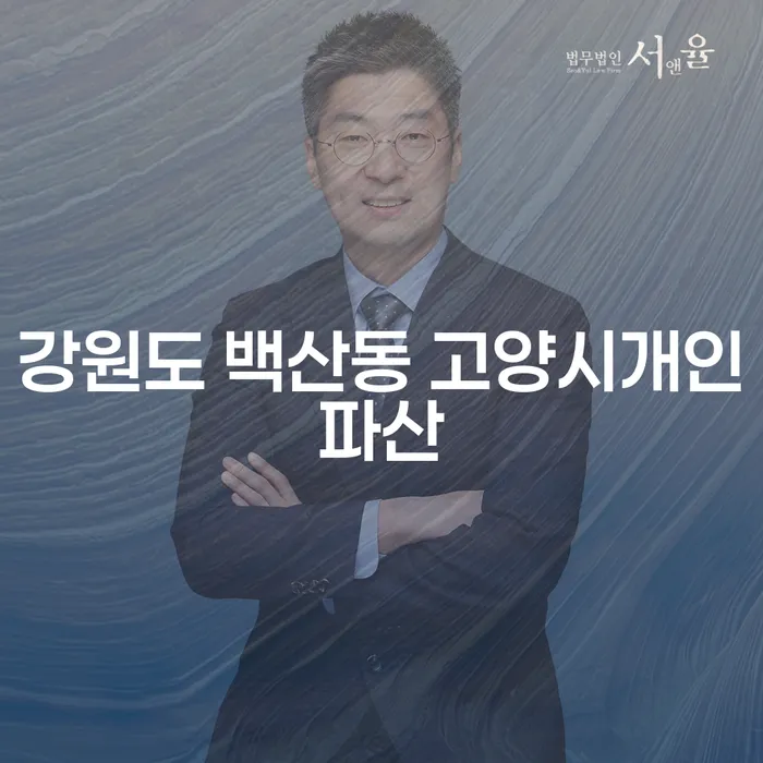 강원도 백산동 고양시개인파산, 개인회생조건으로 재정적 자유를 찾을 수 있을까요?
